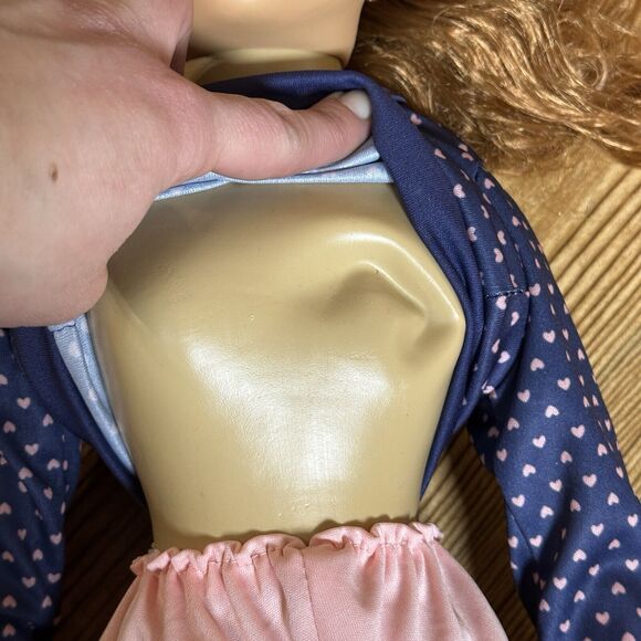 UNEEDA Wispy Walker Red Hair Brown Eye Doll "I Will Walk With You" Doll 27" TS18 - Picture 10 of 12